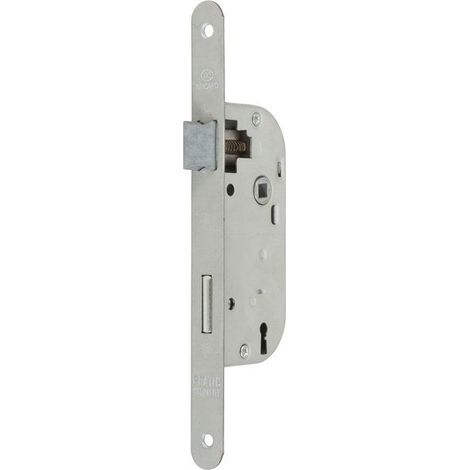 Bricard – Serrure monopoint en applique 40mm – Entraxe 70mm – Clé à chiffre – Acier zingué – Pour chambre