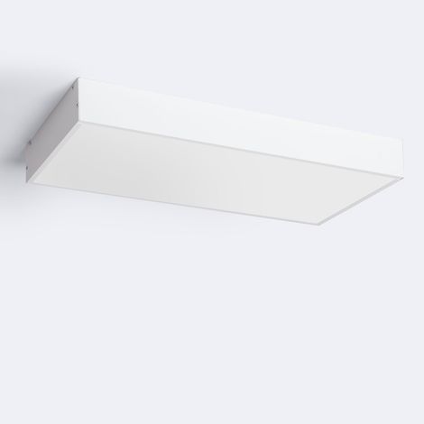 Kit En Saillie pour Panneaux LED 120x60cm avec vis Blanc