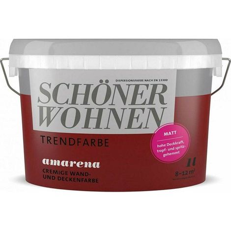 SW Trend Wandfarbe matt 1,0L amarena 3511