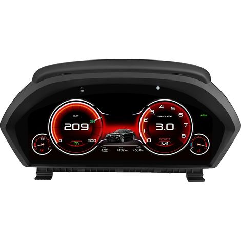 Pannello cruscotto digitale, schermo HD, compatibile con BMW Serie 3/4 F30/F31 GT-F34 F32/F33/F36 2013-2020, gruppo (1/2)