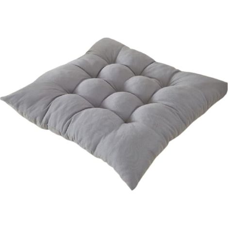 Coussin de siège de chaise de salle à manger pour chaises de salle à manger intérieures/extérieures, chaises de cuisine, gris (1/5)