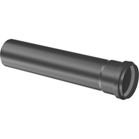 Abgasrohr, Schwarz, UV-stabil d:80, 0,25 (1/2)
