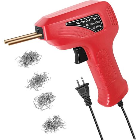 Kit de soudage plastique avec agrafeuse types dagrafes et (1/5)