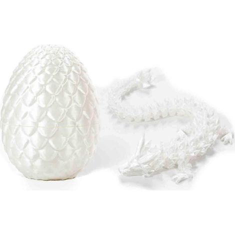 Œuf de dragon imprimé en 3D, dragon en cristal entièrement articulé et œuf de dragon 9 (1/5)