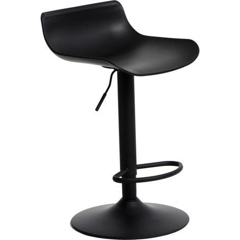 TABOURET DE BAR RÉGLABLE Bar One Simplet noir mat (1/5)