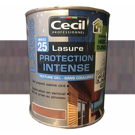 Lasure LX525 Protection Intense CECIL Bois vieilli 1 L
