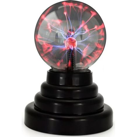Lampe boule plasma de 10 cm (3,94 pouces) à lumière d'ambiance statique, alimentée par USB, veilleuse globe pour décorations (1/5)