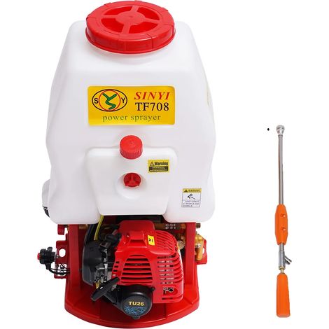 Pulvérisateur, Réservoir haute capacité, Pompe haute pression, Rouge (1/2)