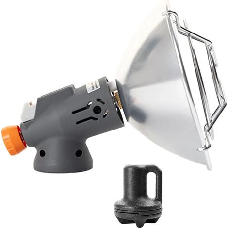Chauffage d'extérieur pour l'hiver, camping et pêche, chauffage à gaz portable, appareil de chauffage réglable, chauffe-tente d'hiver pour la randonnée, réchaud de cuisine portable (1/4)