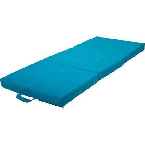Faltmatratze Gästematratze 200x80x10 cm blau