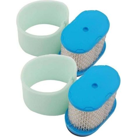 Set di 2 filtri aria a nido d'ape per Briggs Stratton 498596, 690610, 697029 e 5059h. Nuovo detergente prefiltro. (1/4)