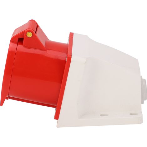 Fiche industrielle triphasée IP44 124 32A 380-415V AC étanche et anti-poussière pour générateur (1/5)