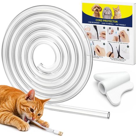 Gaine Protection Câble PVC Transparente 2m 9mm (1/5)
