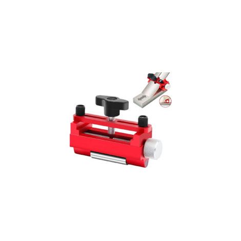 Guide Affûtage Ciseaux à Bois,Guide D'affûtage avec Vis de Renfort Supérieuress,Gabarit Affutage avec Rouleau Extensible,Affuteur Ciseaux a Bois Convient ciseaux ou lames de rabot 0-6.6cm