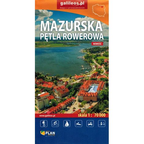 Masurischer Radweg / Masuren. Touristenkarte. Ausgabe 2024. Galileos (1/5)