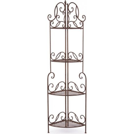 Mueble esquinero Melanie 4P marrón (1/3)
