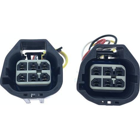 Compatible avec Mondeo, Kuga, Ford Focus, Escort, connecteur de résistance de ventilateur électrique, connecteur de pompe à résistance Mazda -- JB1941-6P