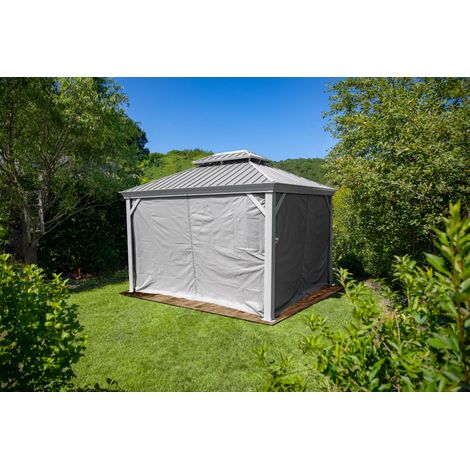 Sojag Vorhang-Set passend zu Messina 12x16, taupe, Polyester (1/5)