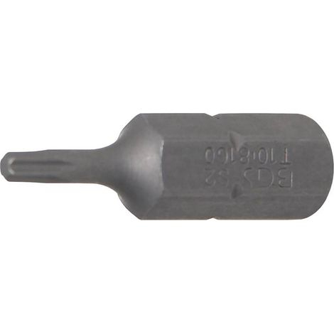 Embout T10 Torx 8 mm x 30 mm - Profil T, Précision et Durabilité - Acier - D-Work