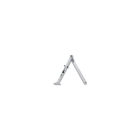 GEZE BRACCIO V P/TS2000-4000 C/FERMO INS-DIS ARGENTO
