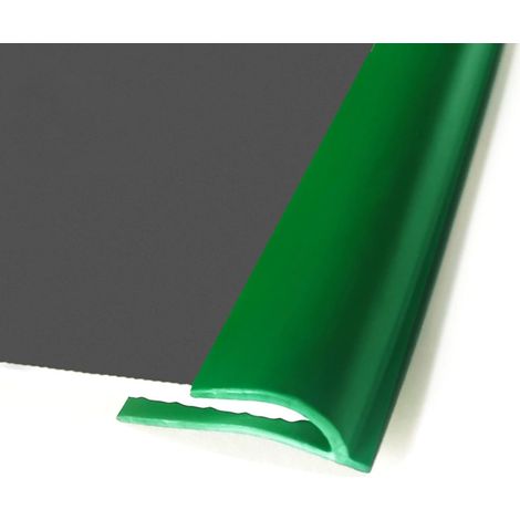 Profilé de transition antidérapant vert sécable – Bordure de moquette (1/5)