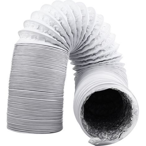 PVC exhaust hose for air conditioner, 6 meters long, 15 centimeters in diameter, white. (1/5)