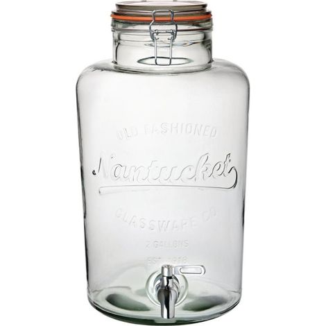 Distributeur de boissons en verre transparent 8.5 L - UTOPIA