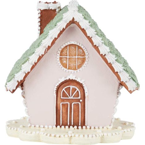 ARPIMEX Casetta Natale Candy 12 x 12 x 12 Cm Resina