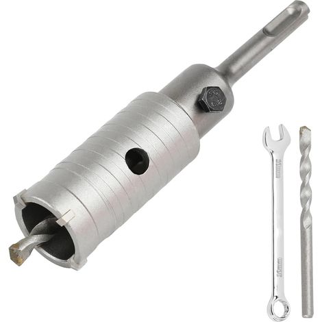 Scie Cloche Trépan Beton Ø 35mm Avec Adaptateur SDS Plus 110 mm,Carotteuse Beton,Scie Trépan Pour Percer Des Trous Dans Les Murs En Blocs (1/5)