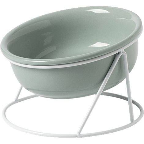 Gamelle en céramique pour chat, gamelle pour chien, gamelle d'eau, gamelle de nourriture, protection cervicale, cadre en fer, gamelle pour animaux (1/5)