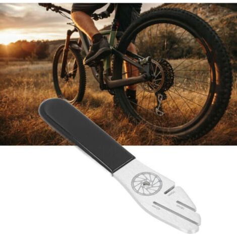 Outil d'alignement du rotor de disque de vélo, clé de frein de vélo en acier inoxydable à 3 fentes pour l'alignement du vélo..DEBUNS (1/5)