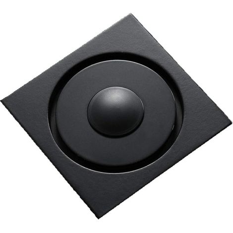 Desagüe de piso para inodoro, baño y cocina, desagüe de piso cuadrado para baño [Doble uso] Tapa de filtro de ducha (1/5)