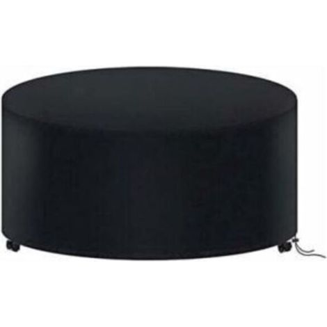 Pair Housse de table de jardin ronde 180 x 90 cm, housse de mobilier de jardin imperméable, housse de table d'extérieur ronde Oxford 210D (1/3)