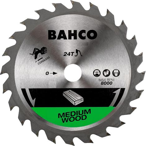Lame de scie circulaire 165x20/16/10mm pour le bois pour scies sans fil (1/3)