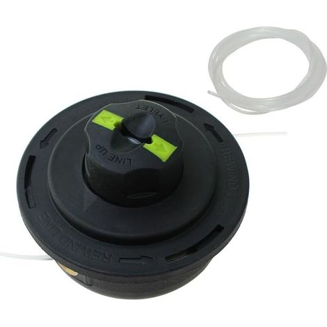 Tete De Debroussailleuse - Alimentation Automatique - Pour Tige Incurvee - Compatible Flymo Maxi Trim Lite XLT250 Colibri T210 T240 - 1 Unite (1/5)