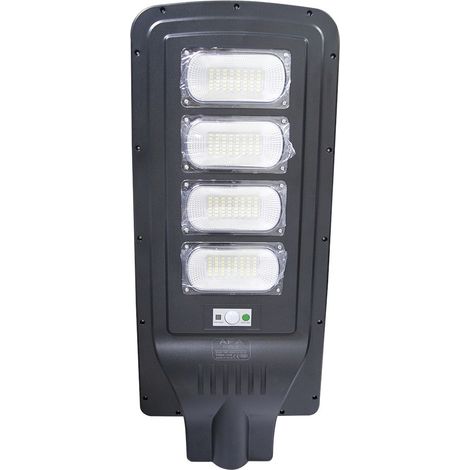 000107 Farola de carga solar mando a distancia y sensor de movimiento 20W 192LED