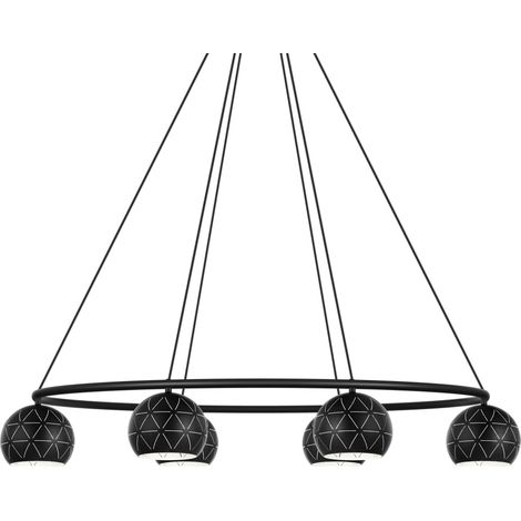 Eglo Lampadario a Sospensione, Nero (1/4)