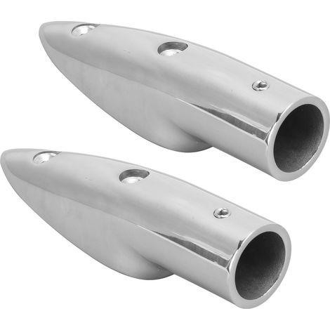 2-teilige 7/8-Zoll-Handlauf-Endkappe aus korrosionsbeständigem Edelstahl 316 für Boote (1/5)