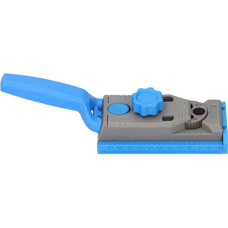 Gabarit de perçage pour trous de poche, guide de perçage, outils de serrage pour tourillons en bois, perforateur de positionnement pour le travail du bois (1/5)