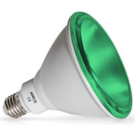 Bomba LED E27 PAR38 16W Verde Miidex Lighting® (1/4)