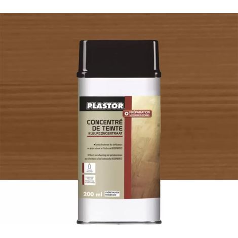 Concentré De Teinte PLASTOR Chêne Moyen 0,200 L (1/2)