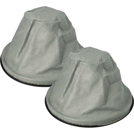2x Filtres à sac compatible avec Kaminer aspirateur à cendres 18L/20L aspirateur de cheminée - Filtre de rechange, lavable noir / gris (1/4)