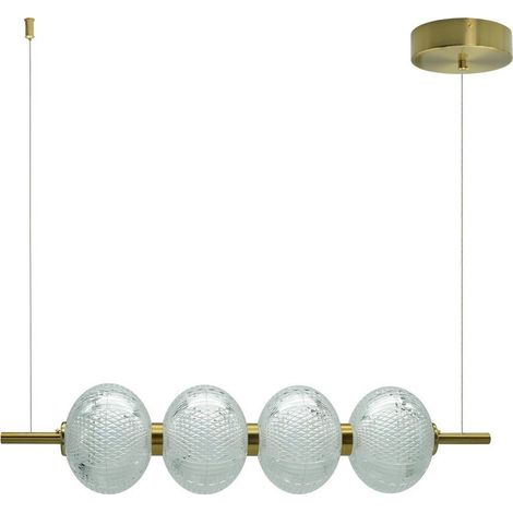 Suspension LED Amerilla IdeaLED 4 lumières 60W or 4000K (1/4)