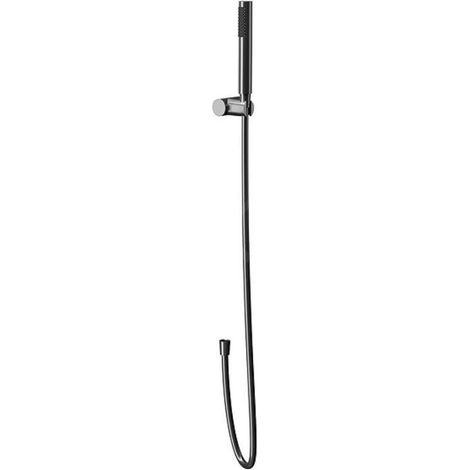 Cersanit Zen - Set de  pommeau de douche, support et flexible, gun metal S951-618 (1/2)