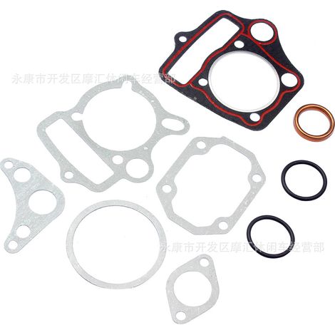 Repair kit for 110cc gasoline engine gaskets for off-road motorcycles, ATVs, and beach buggies (52.4mm). (1/4)