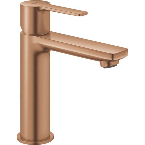 GROHE Mitigeur Lavabo Lineare taille S - Bonde Clic-Clac - Warm Sunset brossé - 23106DL0 (1/5)