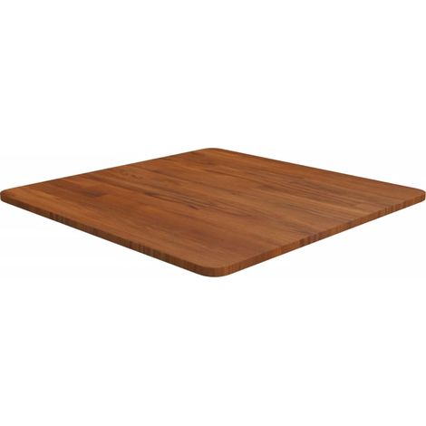 Tablero de mesa cuadrada madera roble marrón oscuro 60x60x1,5cm vidaXL