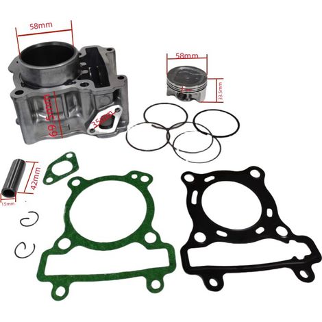 Motorcycle cylinder compatible with YAMAHA SMAX155 52S00 FORCE 155 LMAX150 piston (1/4)