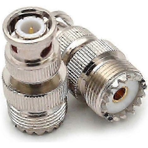 Adaptateur coaxial RF BNC mâle vers UHF femelle, compatible avec les équipements Tektronix, Agilent et R&S. (1/5)