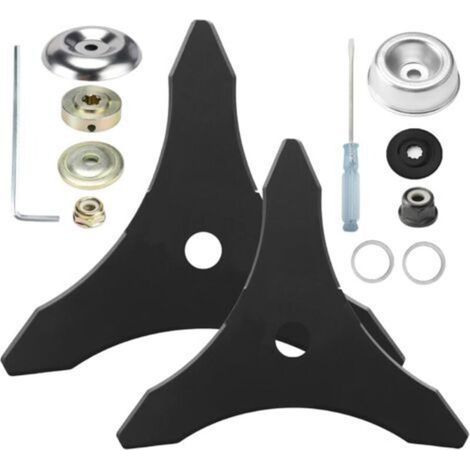Lame de débroussailleuse,Lame de rechange en acier au carbure avec adaptateur pour tige de 25,4 mm ou 20 mm, compatible avec Husqvarna, Stihl, Oregon, Hitachi (1/5)
